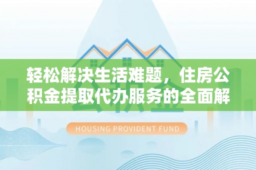 大园轻松解决生活难题，住房公积金提取代办服务的全面解析