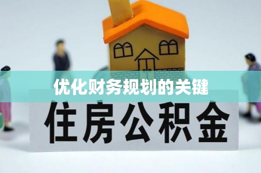 大园优化财务规划的关键