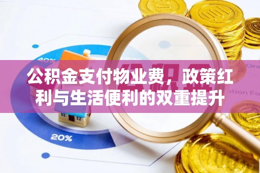 大园公积金支付物业费，政策红利与生活便利的双重提升