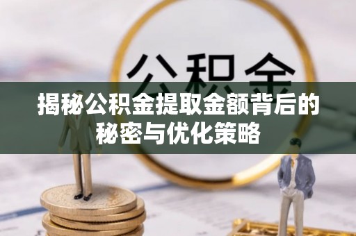 大园揭秘公积金提取金额背后的秘密与优化策略